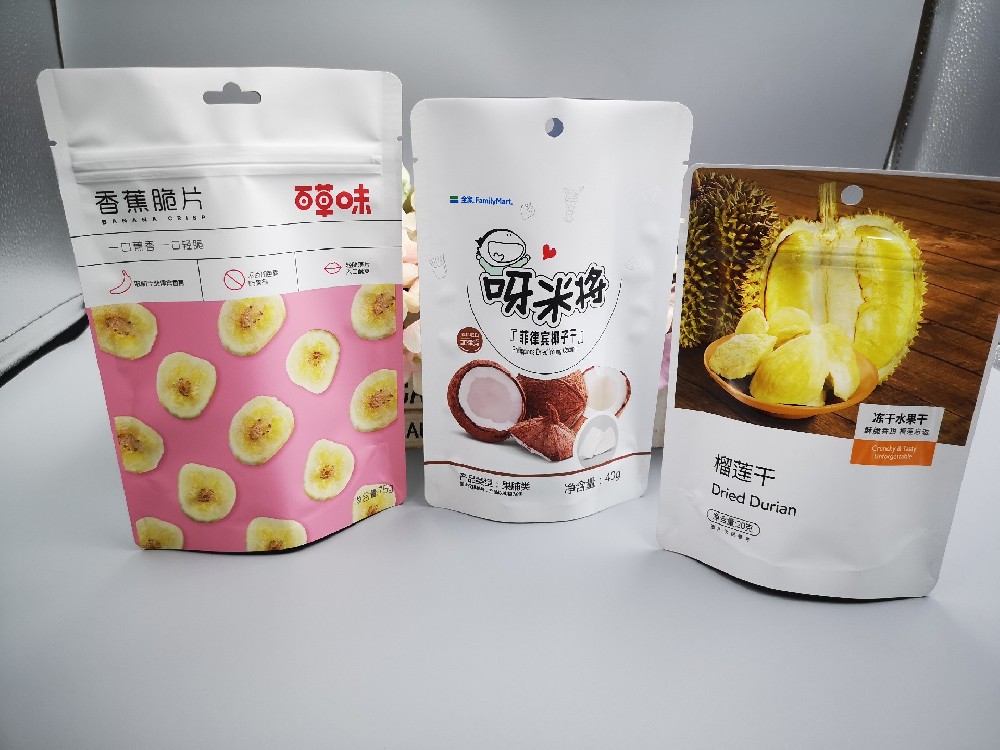 蔬果干包装袋（香蕉片自立袋，榴莲干自立袋，椰子干自立袋）